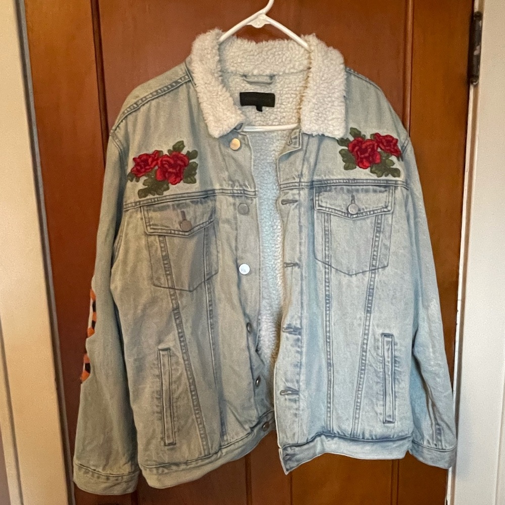 Never worn Kendall & Kylie denim jacket